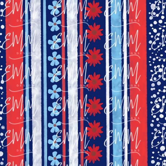Patriotic – Design #28 | Seamless Digital File