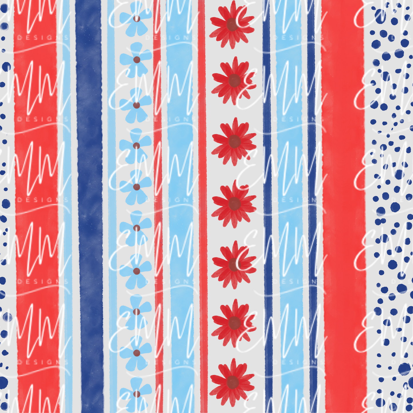Patriotic – Design #27 | Seamless Digital File