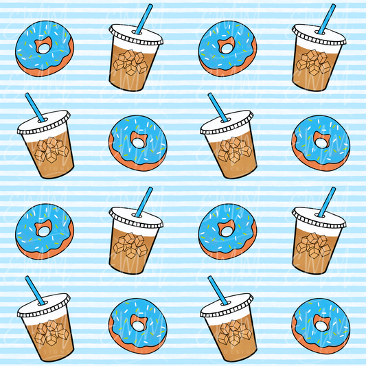 Free File Friday - Coffee and Donuts -  Design #1