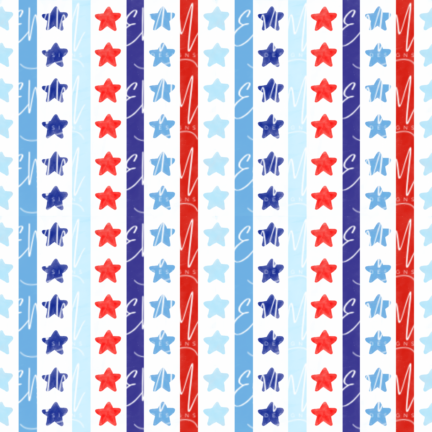 Patriotic – Design #4 | Seamless Digital File