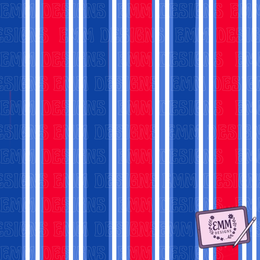 Patriotic – Design #97 | Seamless Digital File (matches mystery)