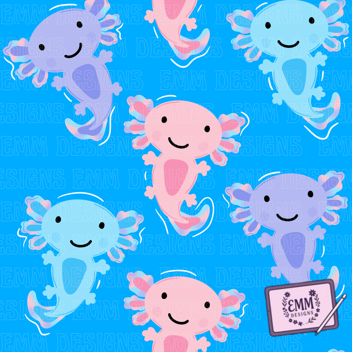 Free File Friday - Axolotl Rainbow