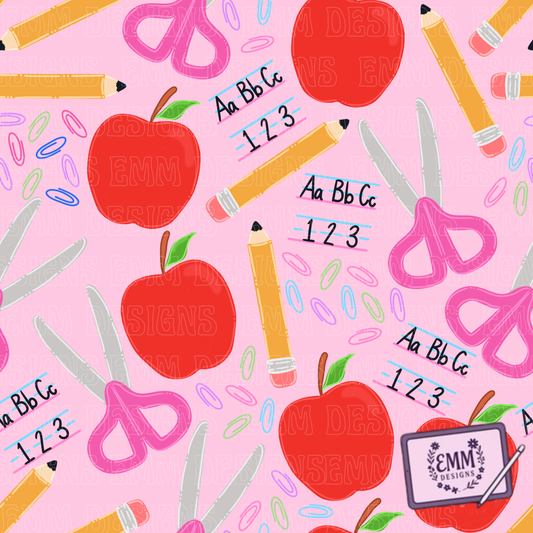 Back to School – Design #33 | Seamless Digital Files