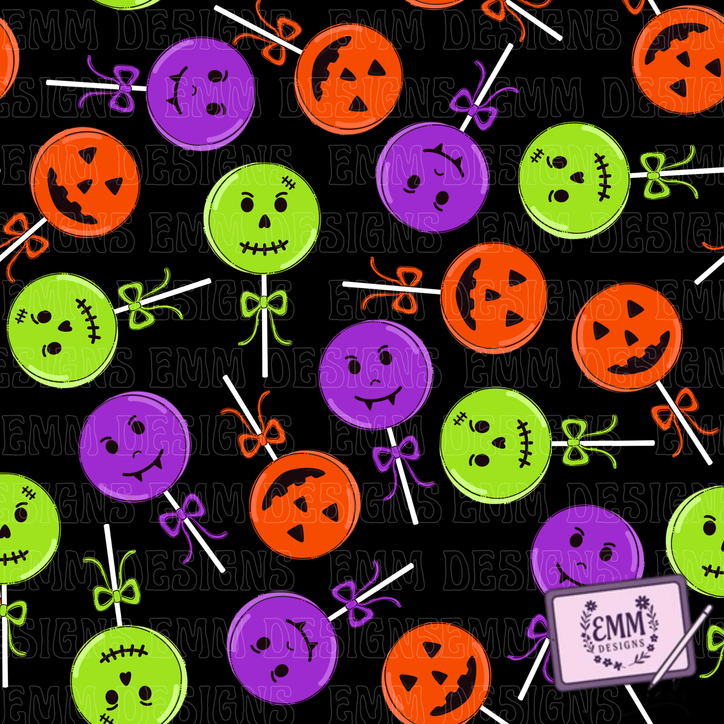 Halloween – Vivid Candy -  Design #35 | Seamless Digital Files