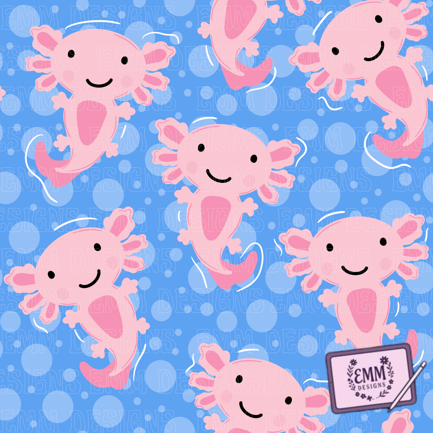 Free File Friday - Axolotl Pink 2