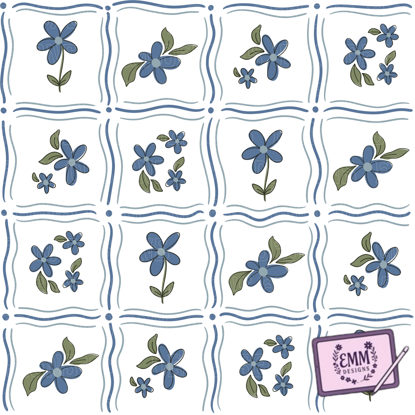 Spring – Design #30 | Seamless Digital Files