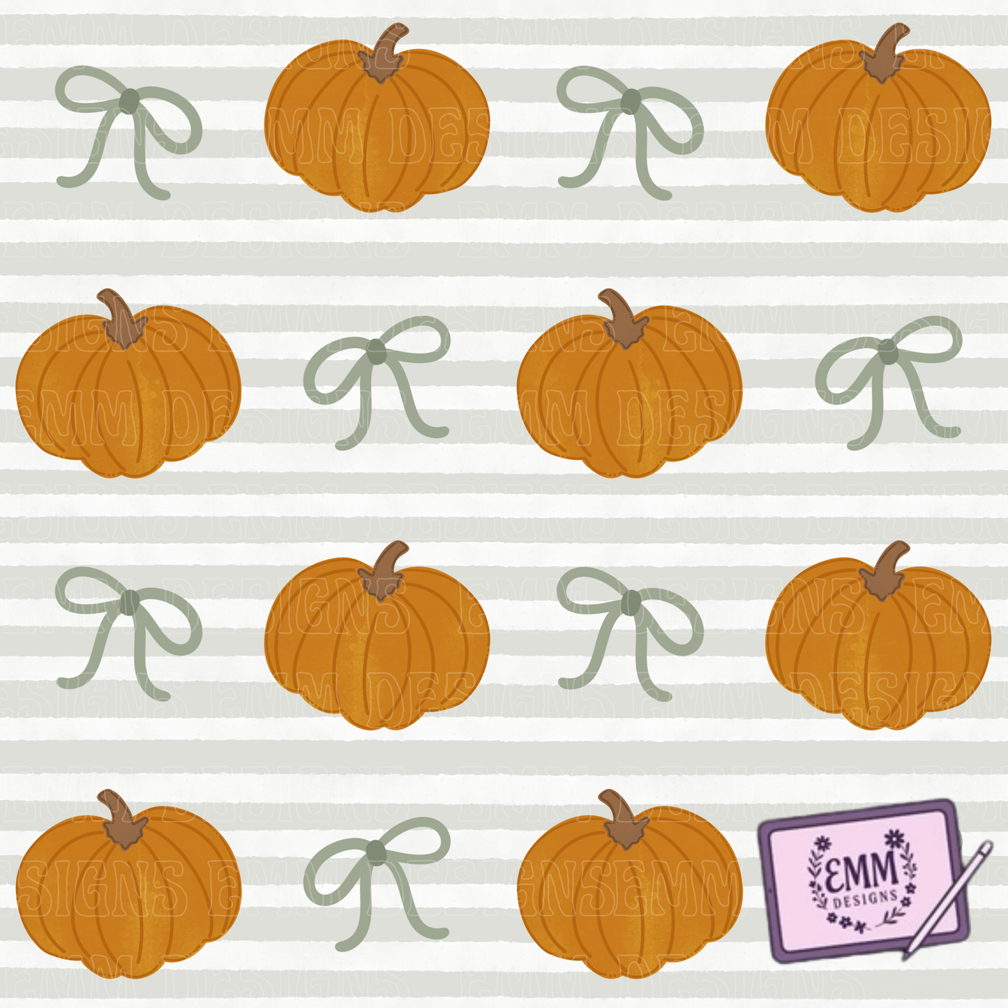 Passport Contest Free File - Pumpkins with Bows 2