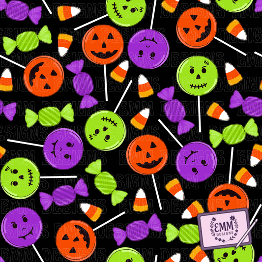Halloween – Vivid Candy -  Design #36 | Seamless Digital Files