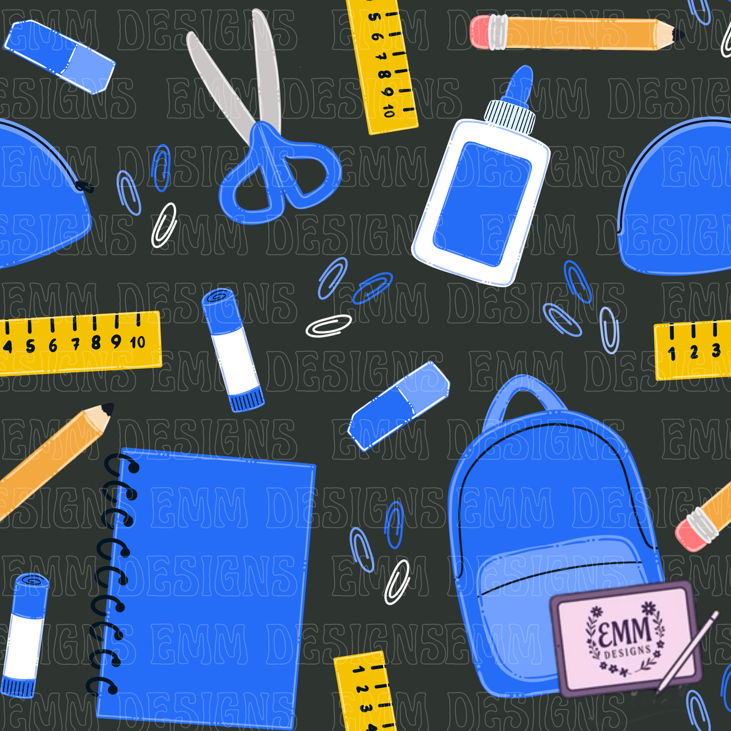 Back to School – Design #34 | Seamless Digital Files