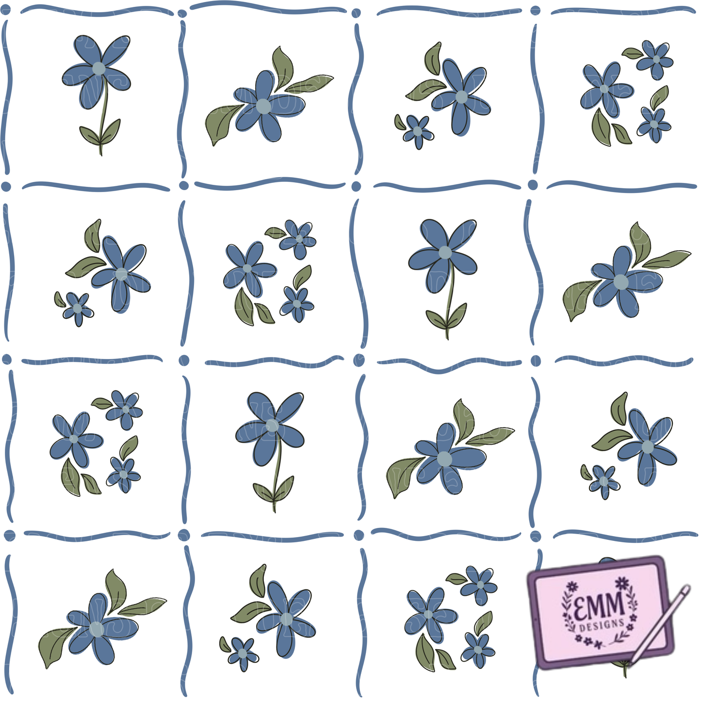 Spring – Design #31 | Seamless Digital Files