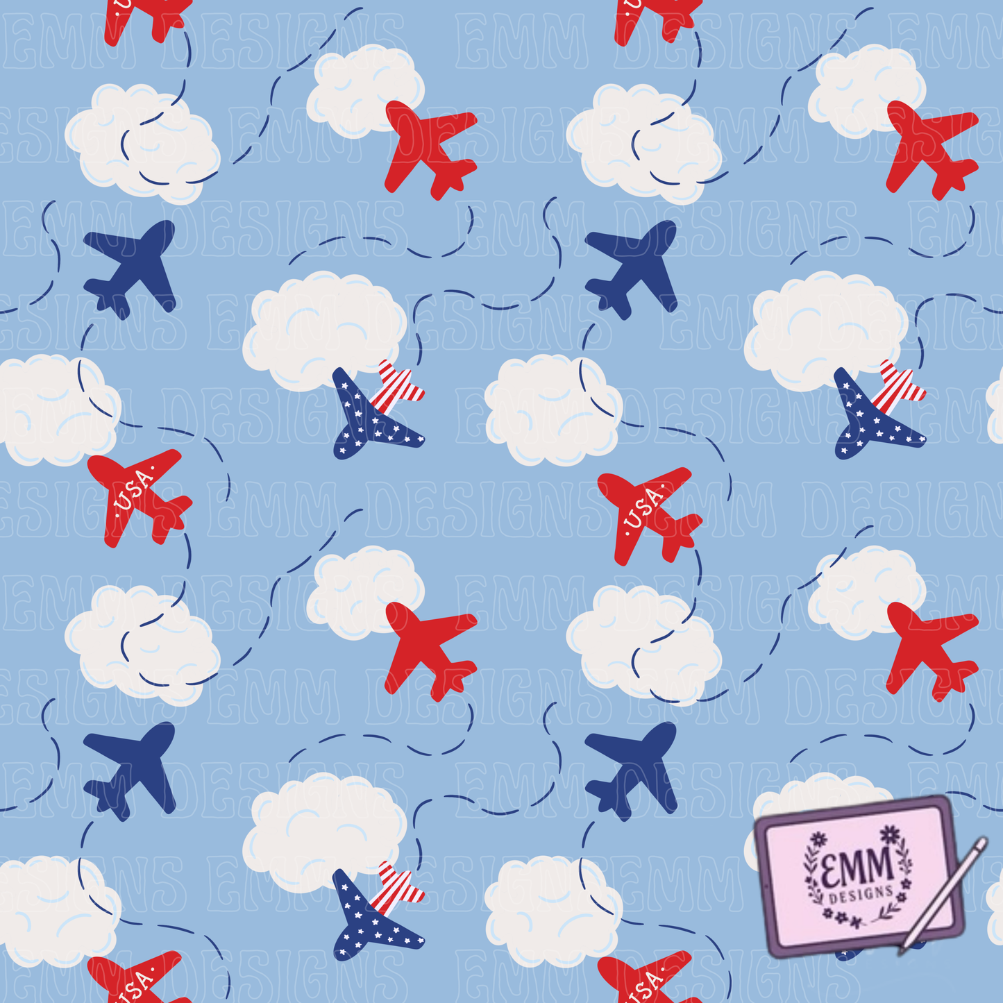 Patriotic – Design #72 | Seamless Digital File