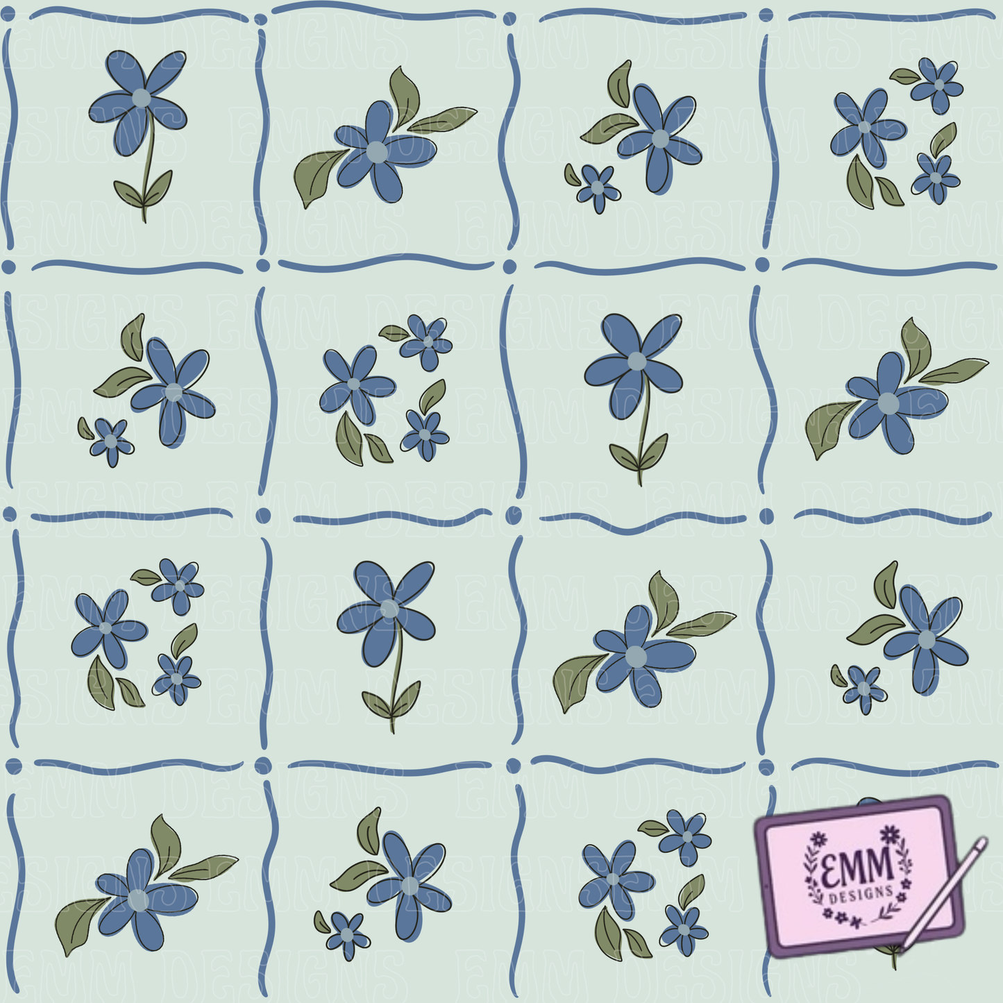 Spring – Design #29 | Seamless Digital Files