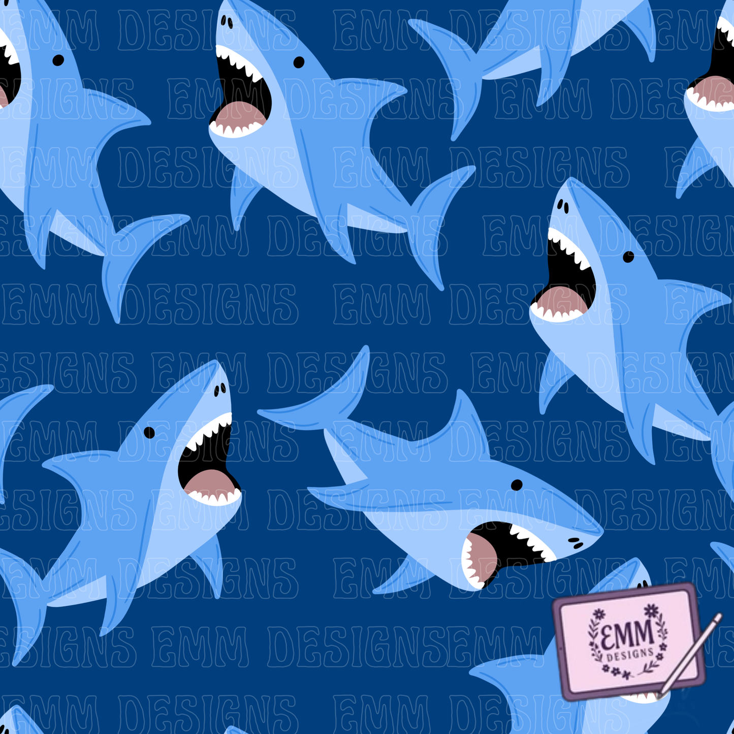 Free File Friday - Shark Blue