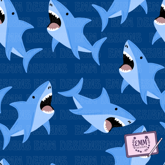 Free File Friday - Shark Blue