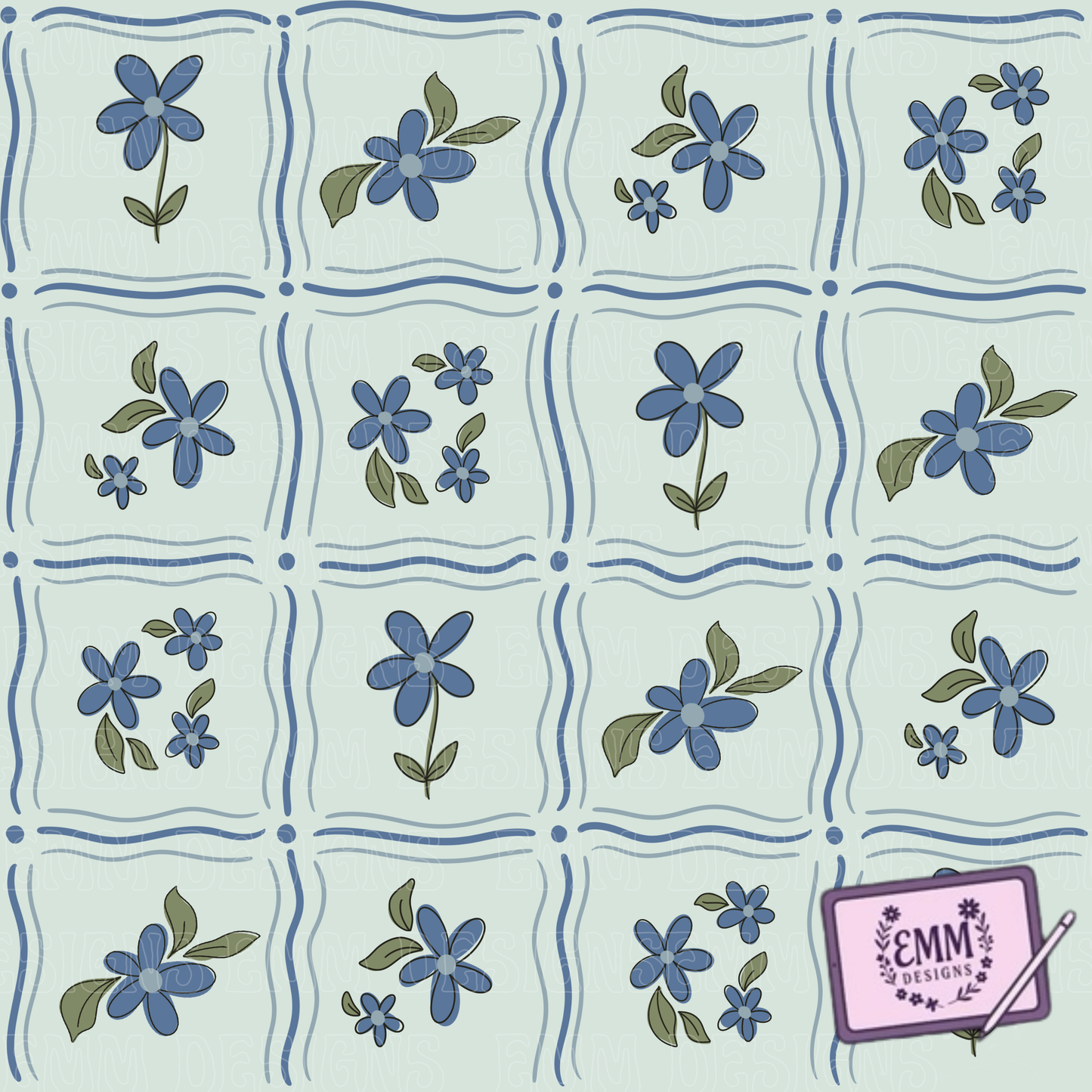 Spring – Design #28 | Seamless Digital Files