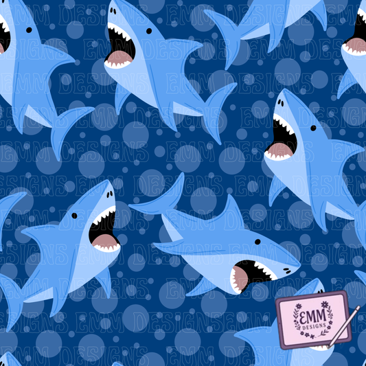 Free File Friday - Shark Blue 2