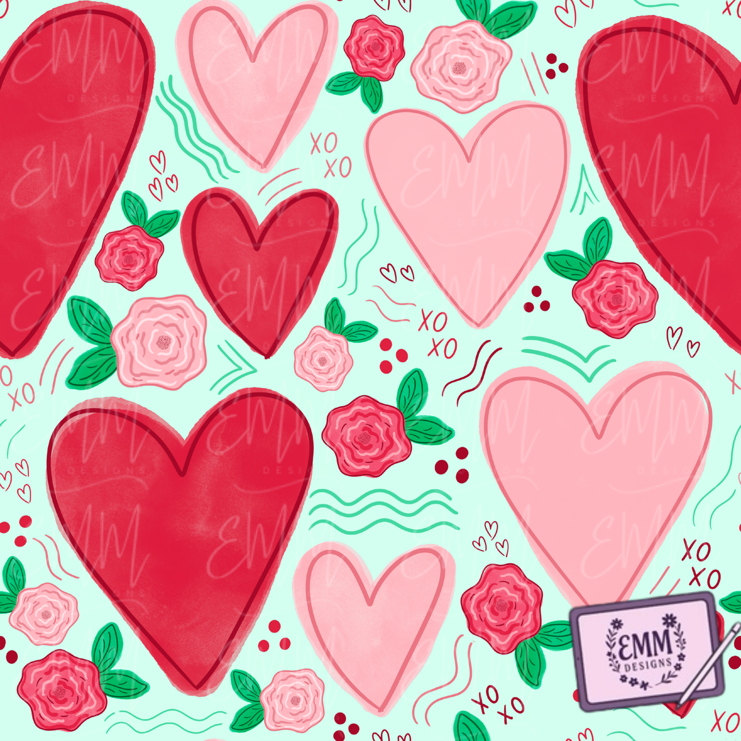 Valentine – Design #5 | Seamless Digital Files
