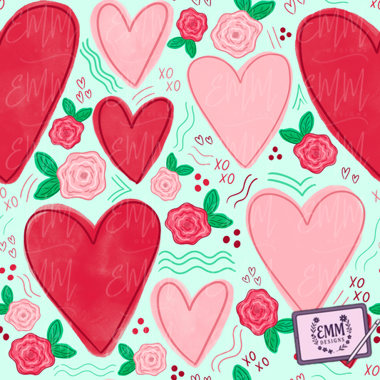 Valentine – Design #5 | Seamless Digital Files