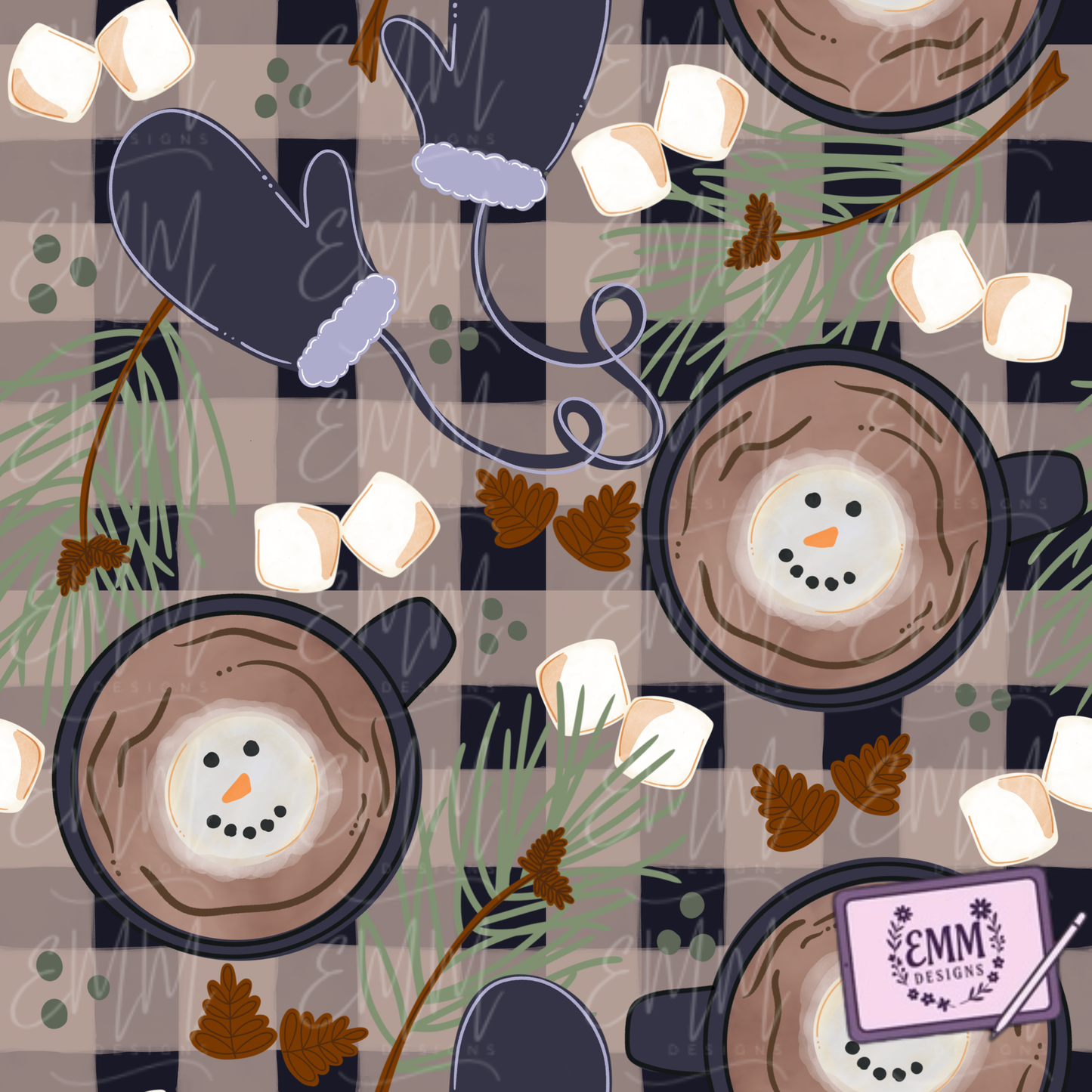Free File Friday - Hot Cocoa -  Design #40