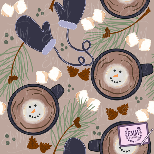 Free File Friday - Hot Cocoa -  Design #39