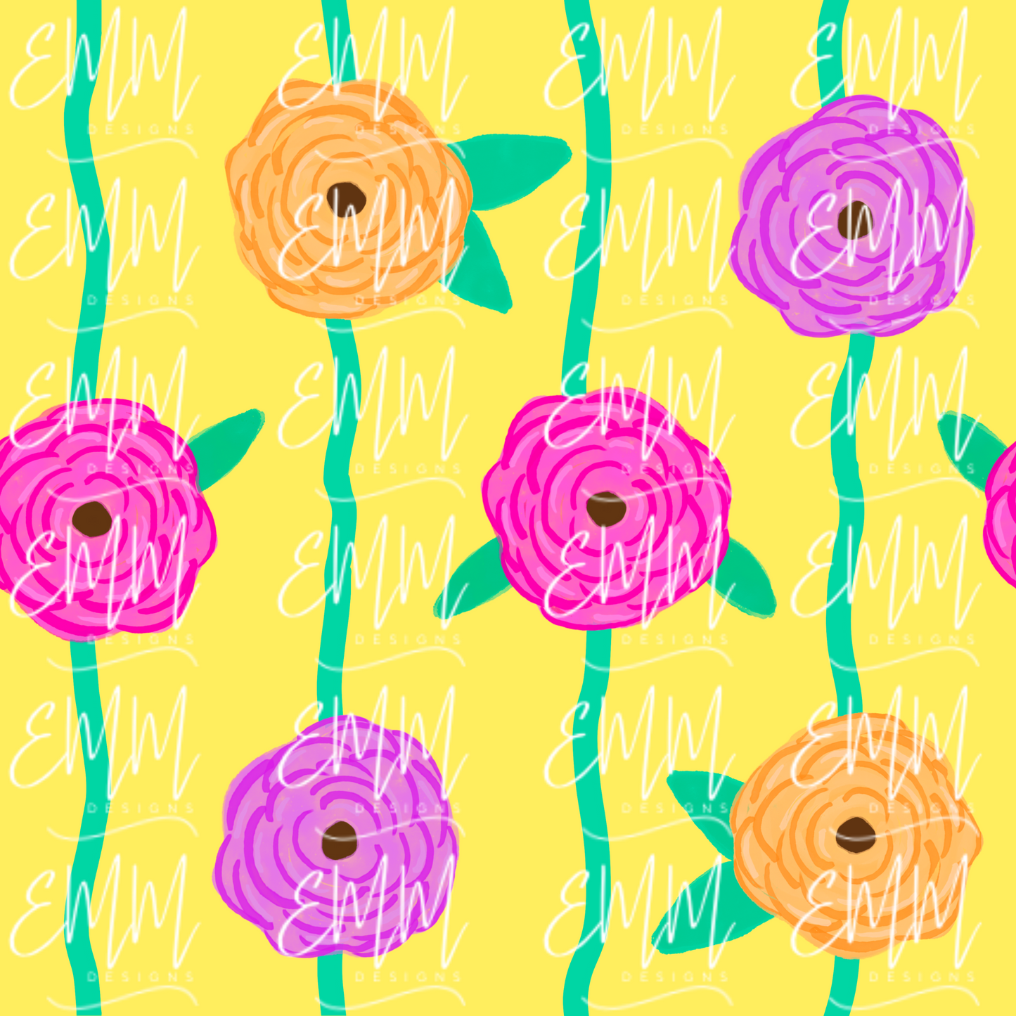 Florals – Design #16 | Seamless Digital File