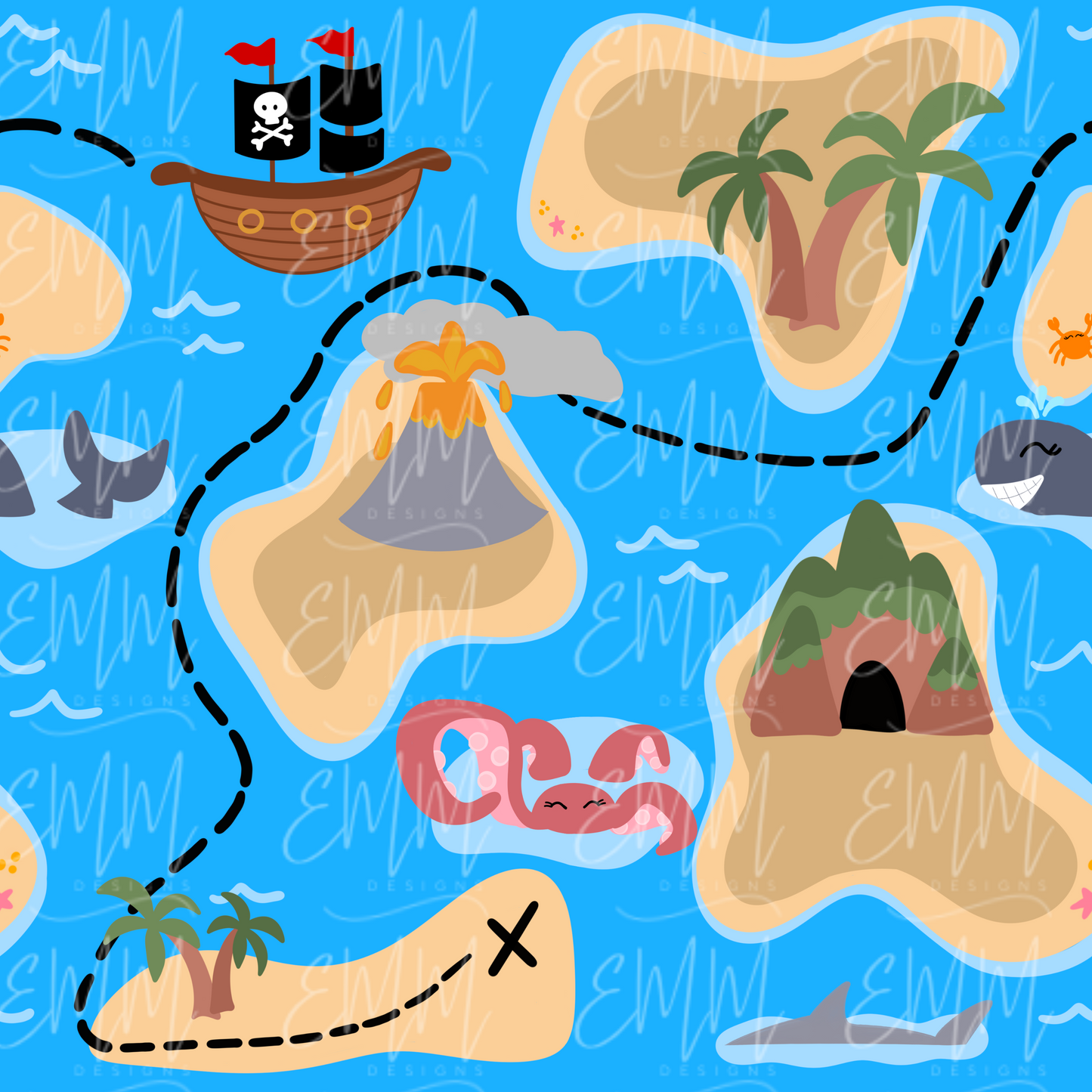 Summer Fun – Design #38 | Seamless Digital File