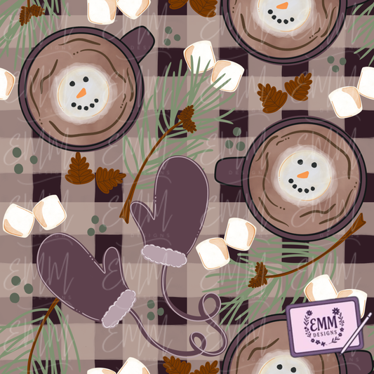 Free File Friday - Hot Cocoa -  Design #34