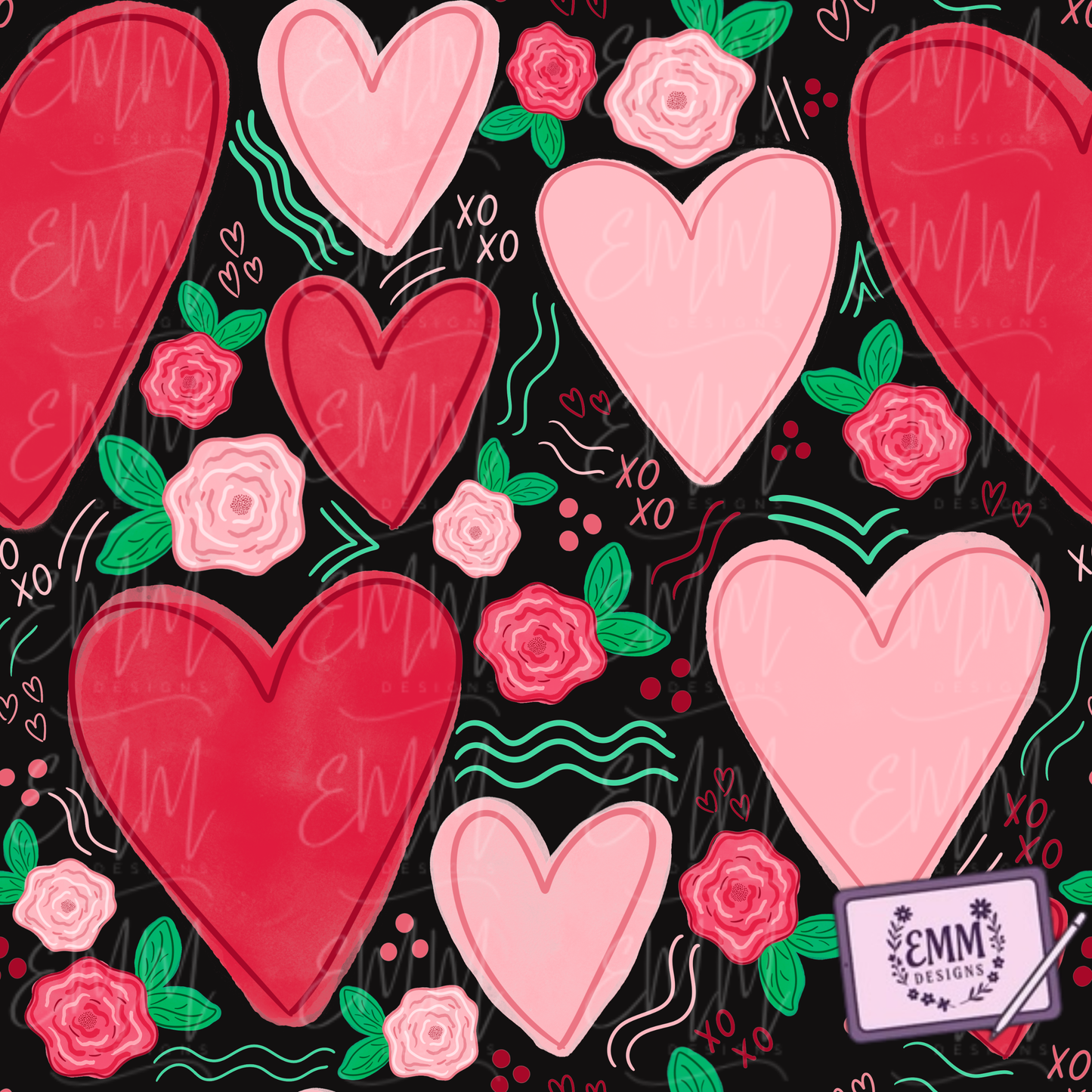 Valentine – Design #4 | Seamless Digital Files