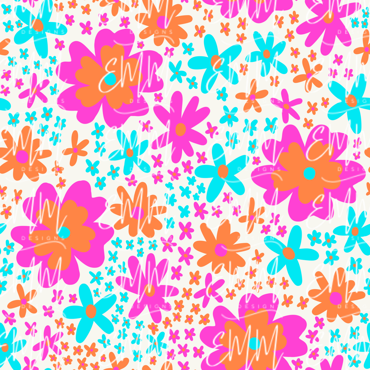 Florals – Design #14 | Seamless Digital File