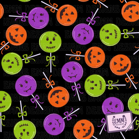 Halloween – Candy -  Design #13 | Seamless Digital Files
