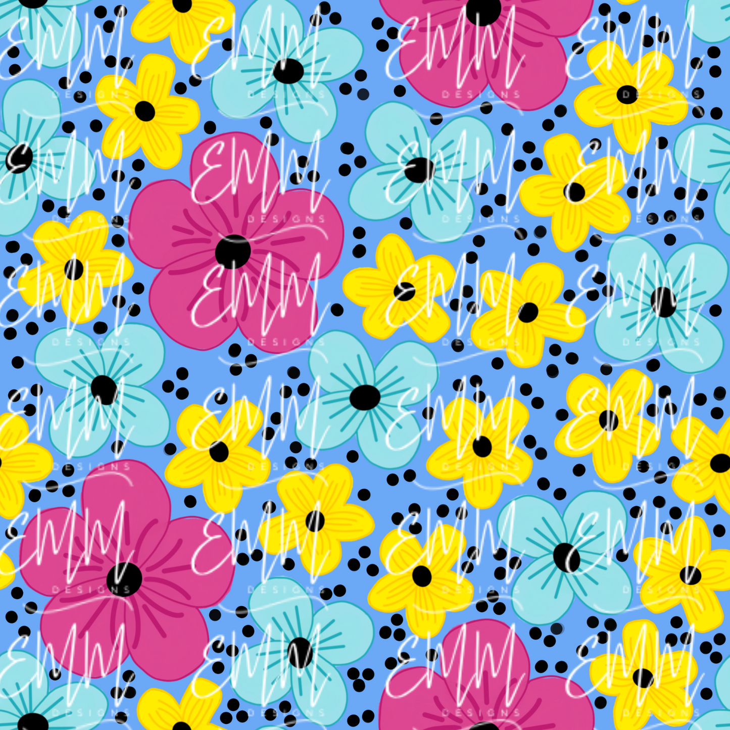 Florals – Design #1 | Seamless Digital File