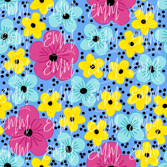 Florals – Design #1 | Seamless Digital File