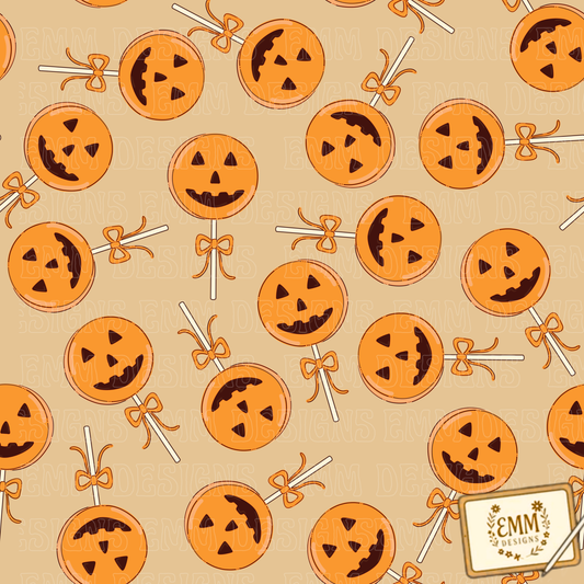 Halloween – Retro Candy -  Design #15 | Seamless Digital Files