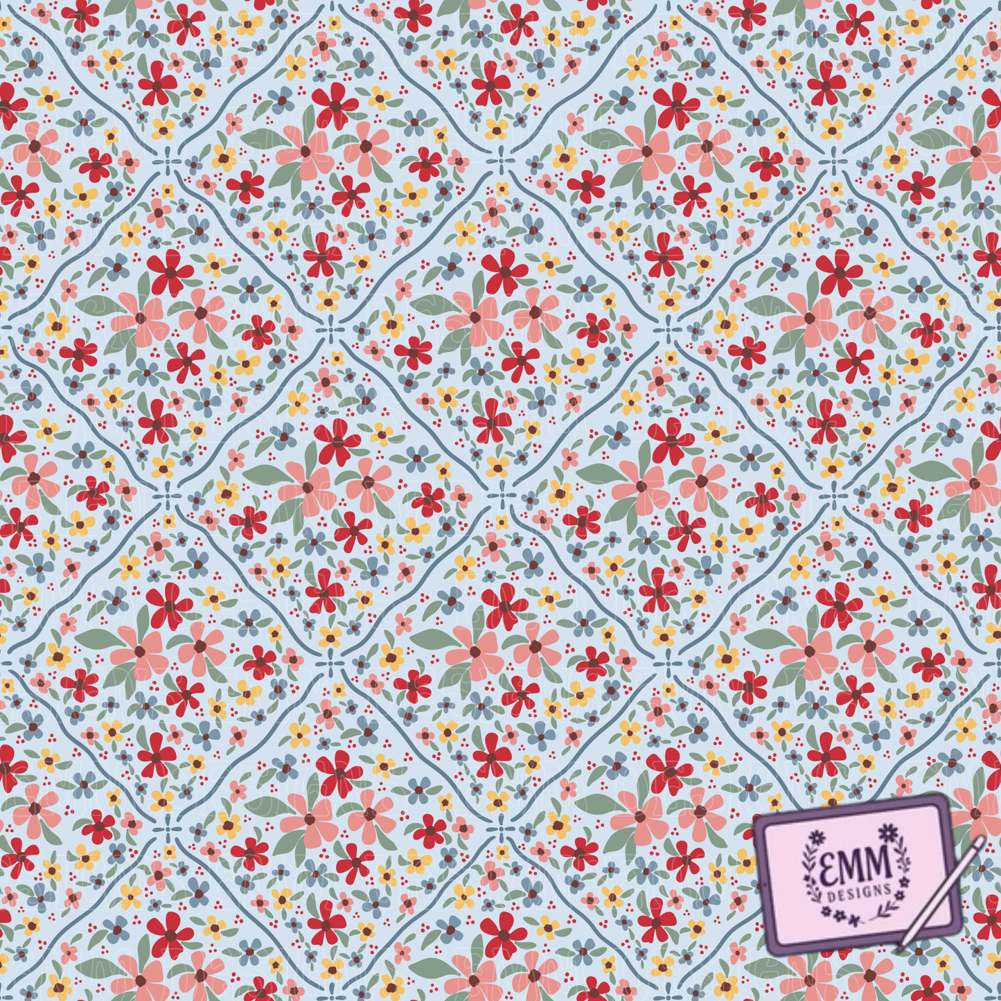 Spring – Design #26 | Seamless Digital Files