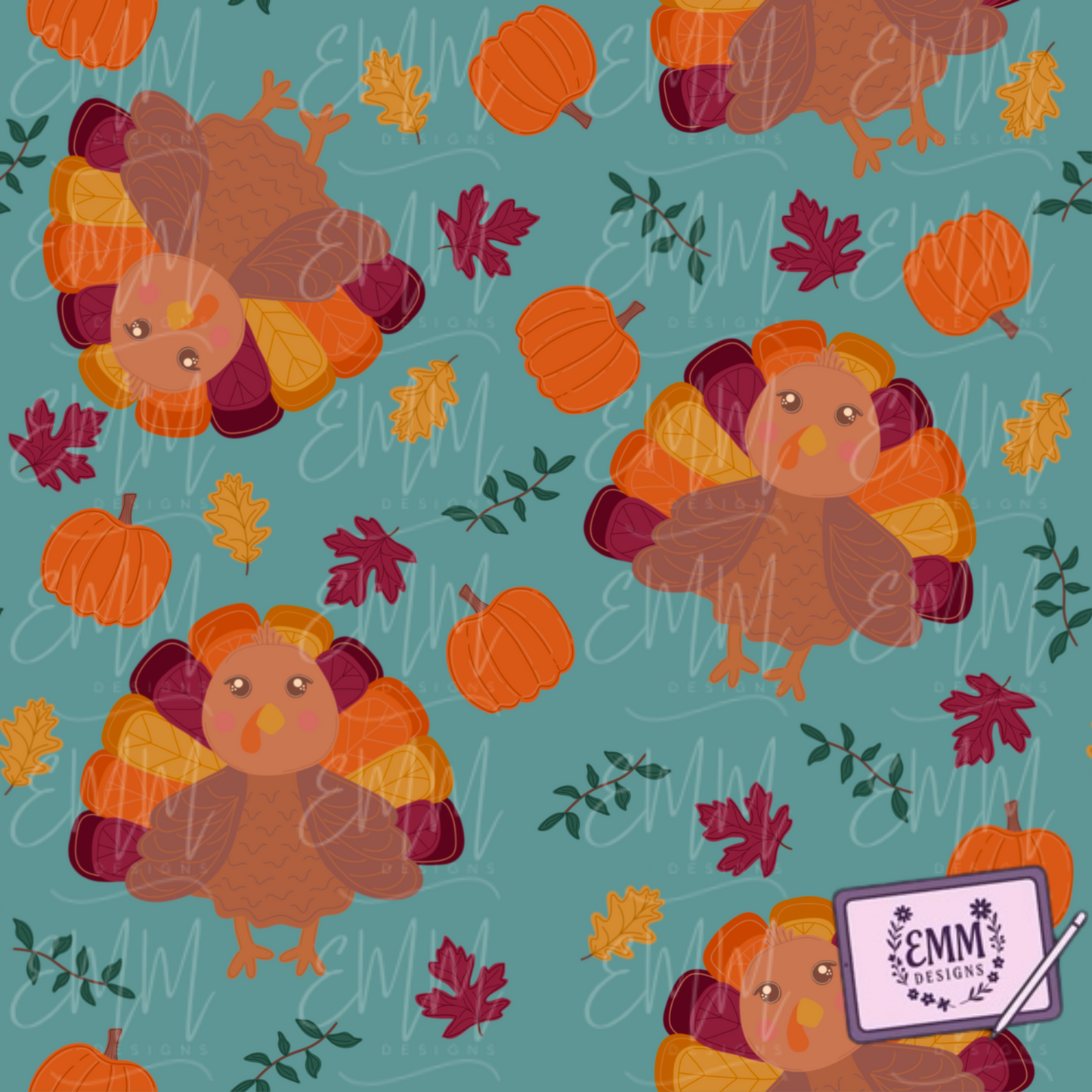 Free File Friday - Cutesy Turkey -  Design #25