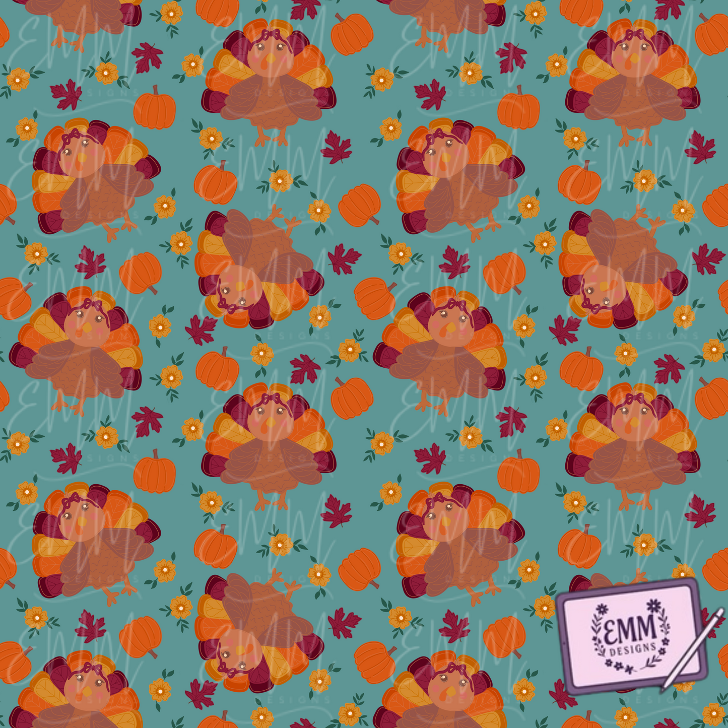 Free File Friday - Cutesy Turkey -  Design #28