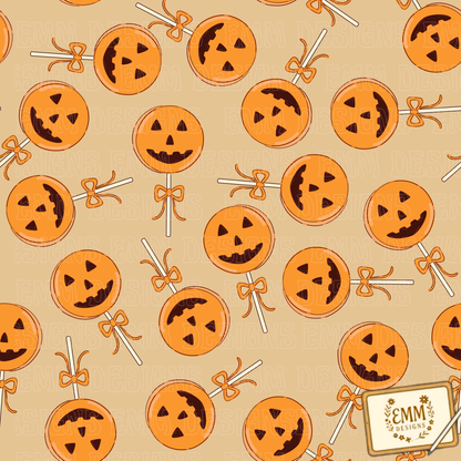 Halloween – Retro Candy -  Design #20 | Seamless Digital Files