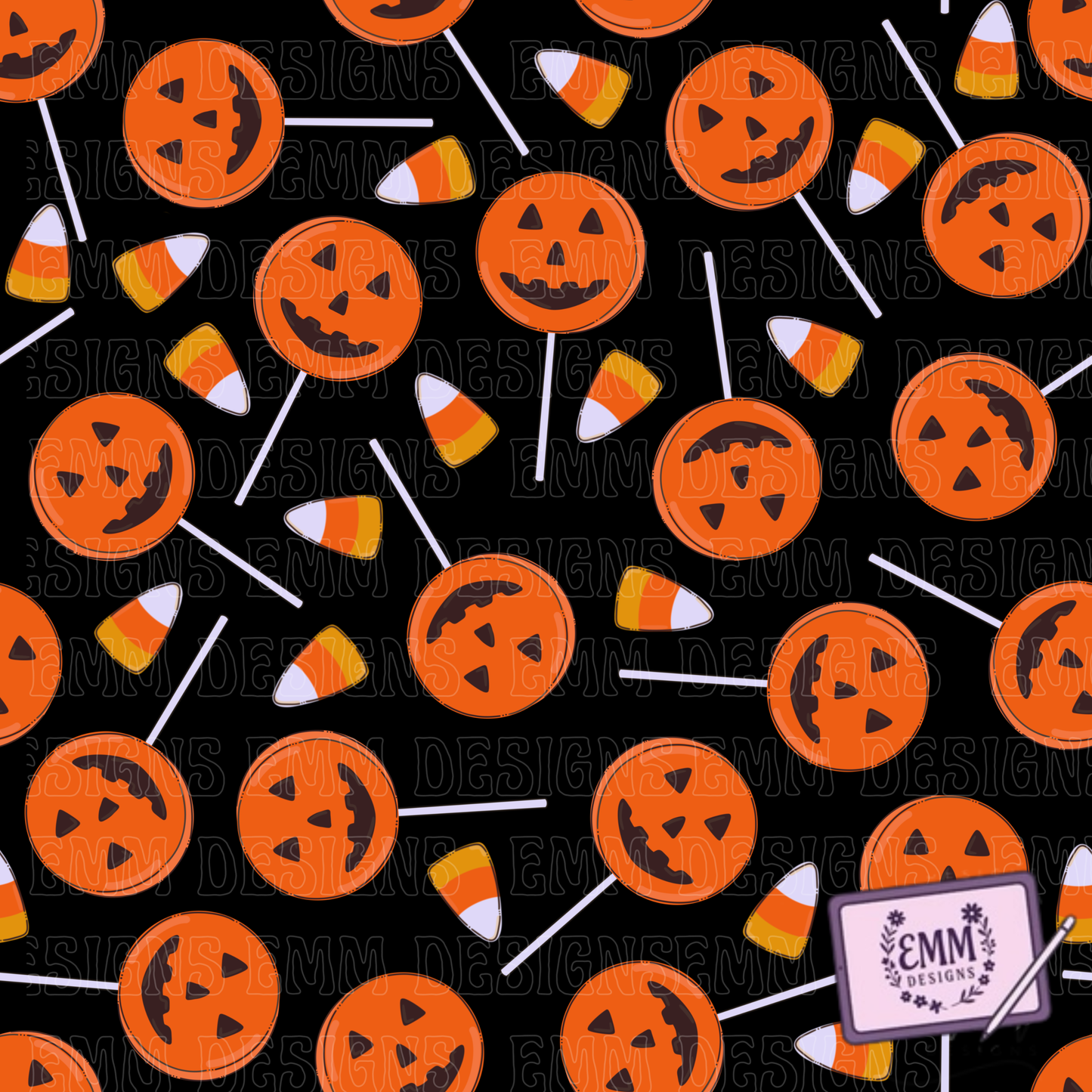 Halloween – Candy -  Design #3 | Seamless Digital Files