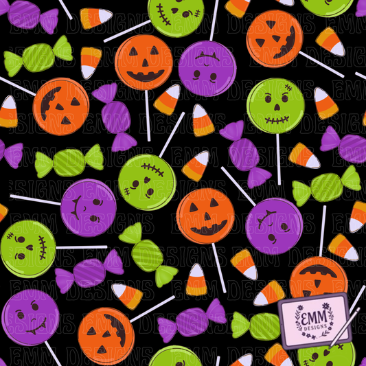 Halloween – Candy -  Design #10 | Seamless Digital Files